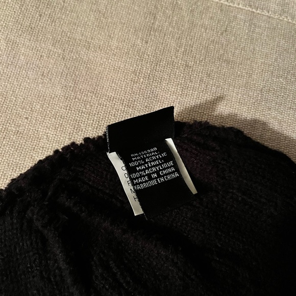 NFL PRO LINE PRE-LOVED FANATICS DETROIT LIONS BLACK BEANIE HAT - Picture 13 of 13